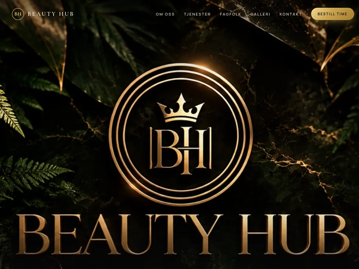 Beauty HUB – nettside for skjønnhetshus
